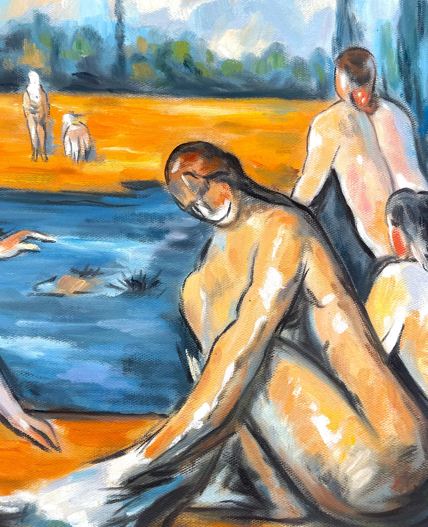 Les Grandes Baigneuses - Paul Cézanne – Image 6